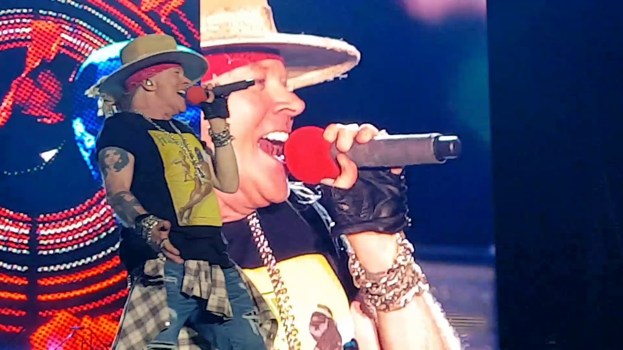 guns'n'roses: sweet child o mine  Madrid,  29.06.2018.