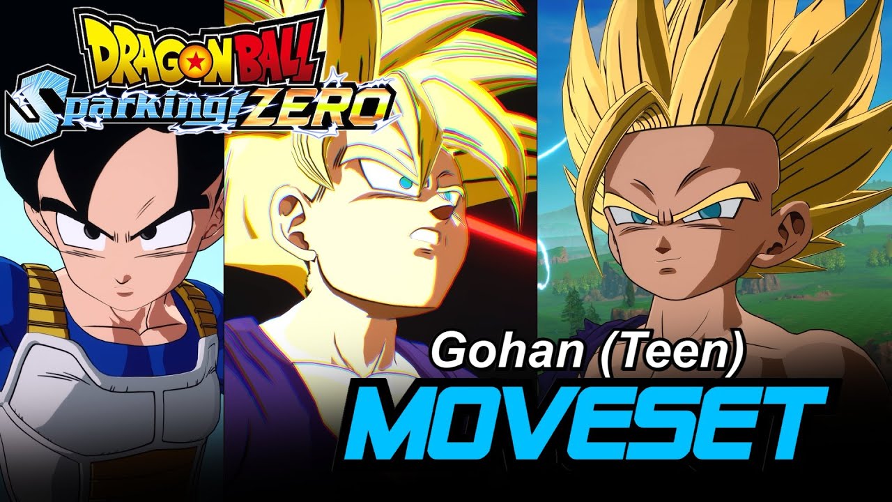 Gohan (Teen) Moveset - DRAGON BALL: Sparking! ZERO | Japanese - 4K 60FPS