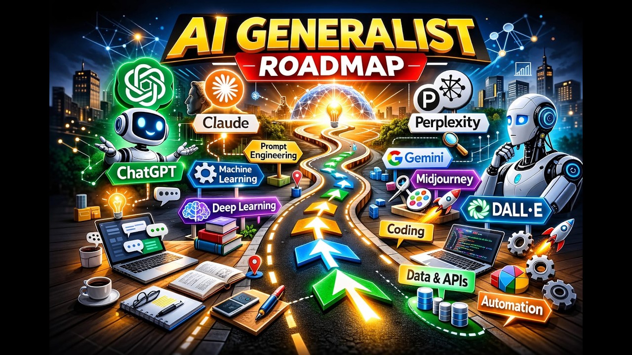 The Ultimate AI Generalist Roadmap | From Beginner to AI Expert 2026