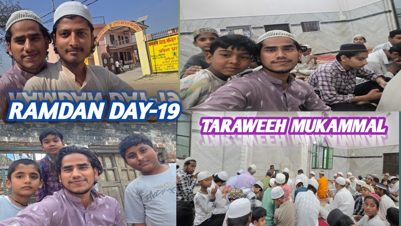 Ramadan Day-19 || Madarsa Mamba-ul-uloom Taraweeh Mukammal || Sehri se Iftar Routine Vlog 2026 