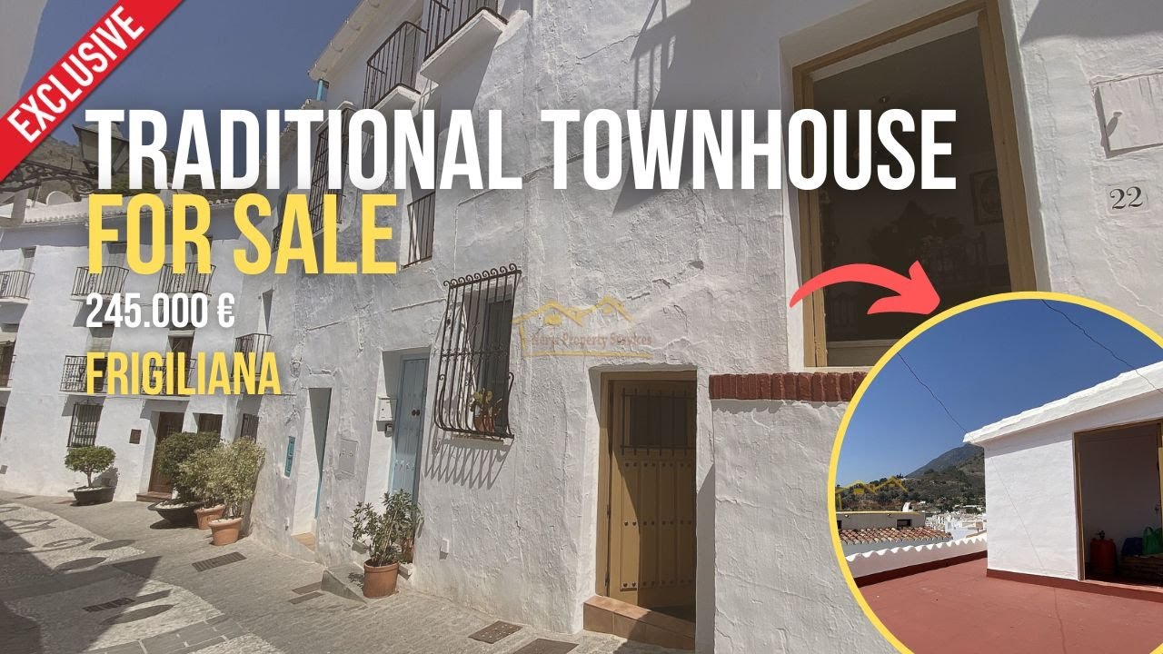 Traditional Townhouse FOR SALE in Frigiliana (Spain) 💰245.000 €