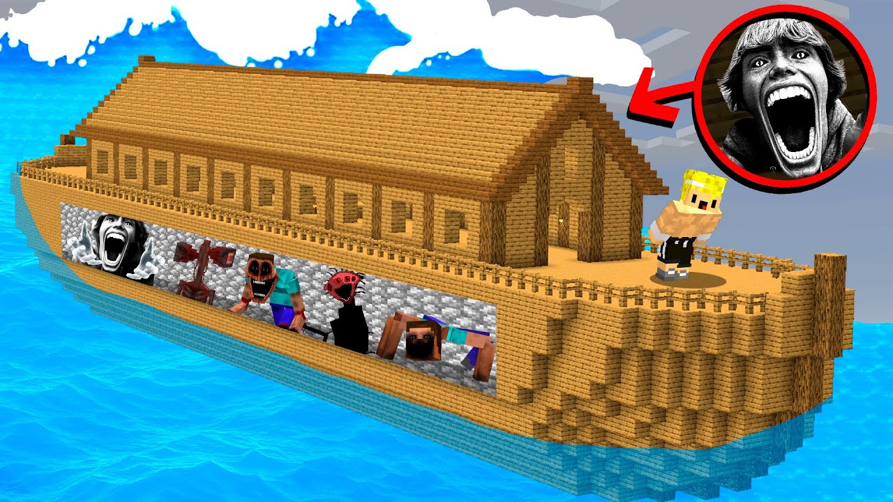Construí el ARCA de NOÉ en Minecraft...