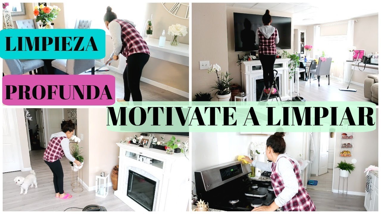 LIMPIEZA PROFUNDA DE LA SALA Y COMEDOR  - MOTIVATE A LIMPIAR