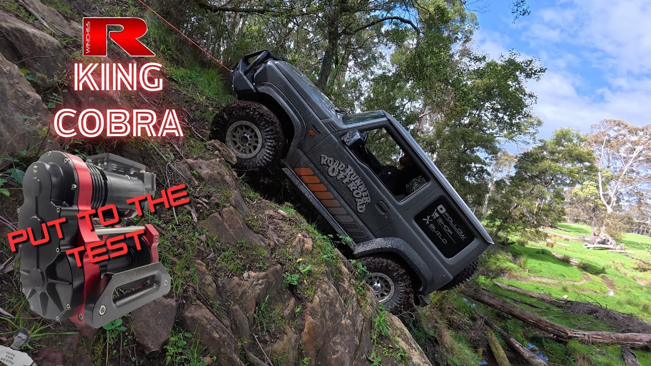 The Red Winches King Cobra High Mount Winch, put to the test the first one in Australia!