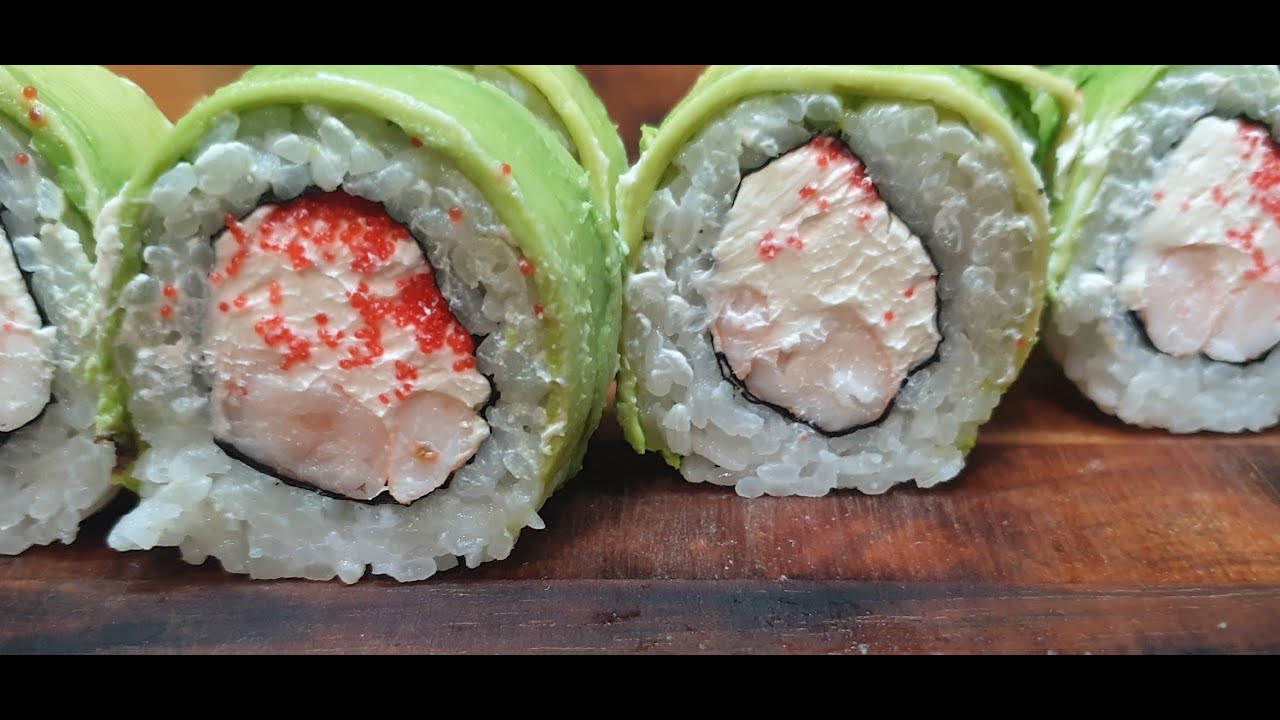 How to make sushi at home. Incredibly beautiful sushi roll!!!