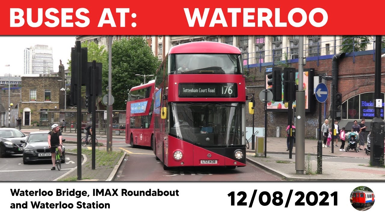 London buses at Waterloo 12/08/2021