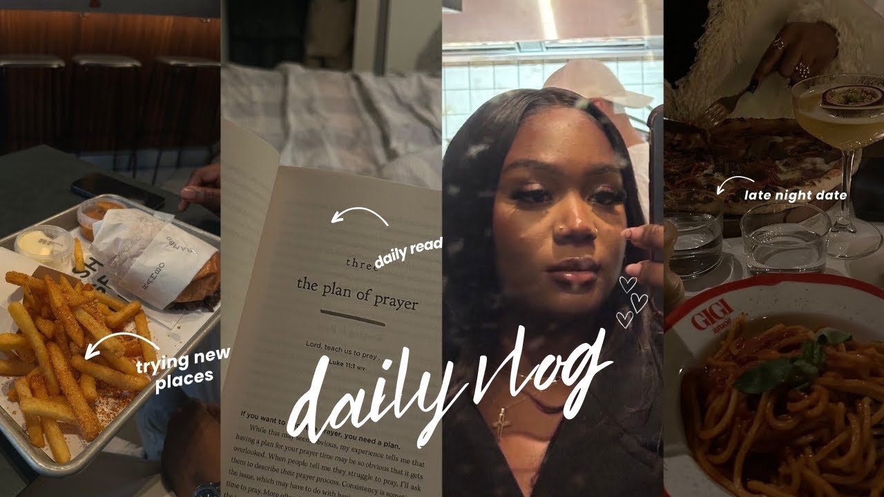 DAILY VLOG: mes livres chrétiens, maintenance day, soirée au restau entre filles, Rambo fastfood etc