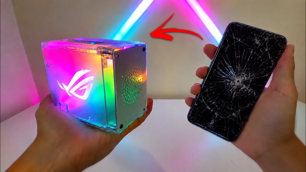I Turned This Broken Phone into a Mini PC!