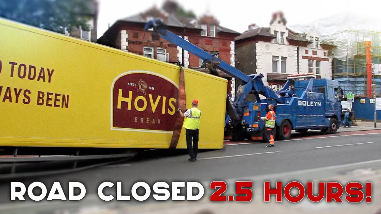 UNBELIEVABLE UK LORRY DRIVERS | Stuck at Bridge, T-Boned by a TRUCK, Gets a Facelift, KARMA! #9