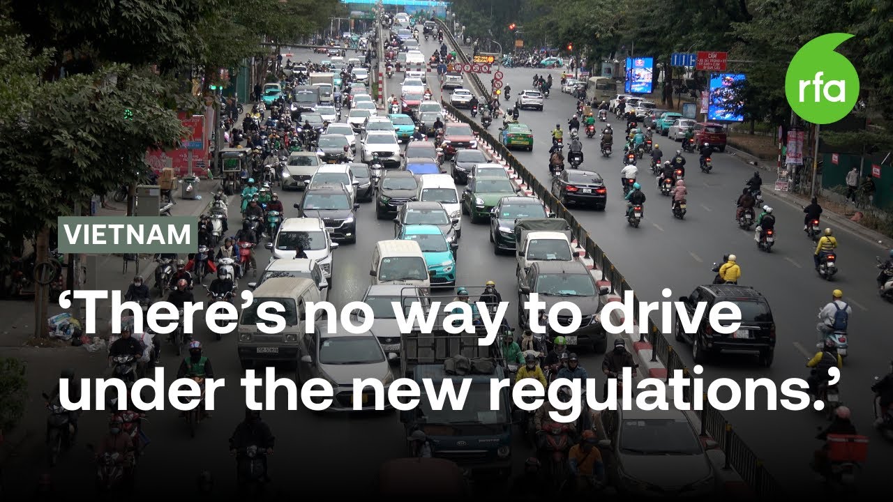 Tough new traffic fines anger Vietnamese drivers | Radio Free Asia (RFA)