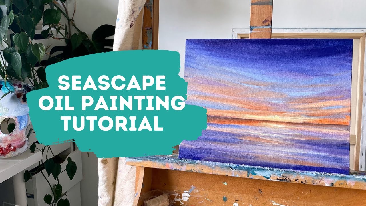 Seascape Water-Mixable Oil Painting Tutorial