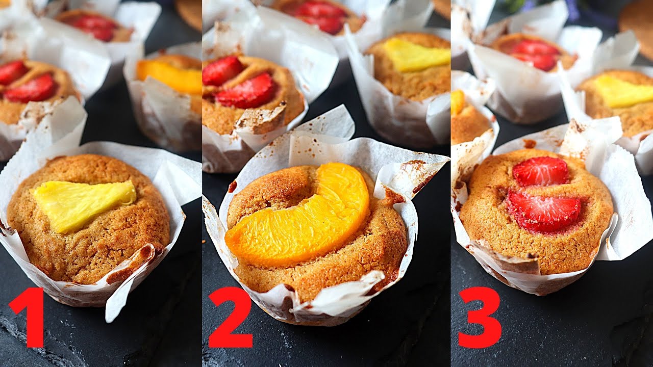 Muffins  sin gluten , sin lactosa , con harina pan (harina de las Arepas)