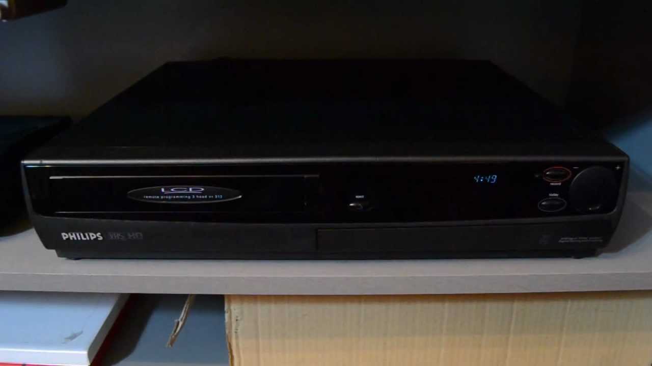Philips VHS VCR model VR312 from 1992 with the Charly Deck Mechanism