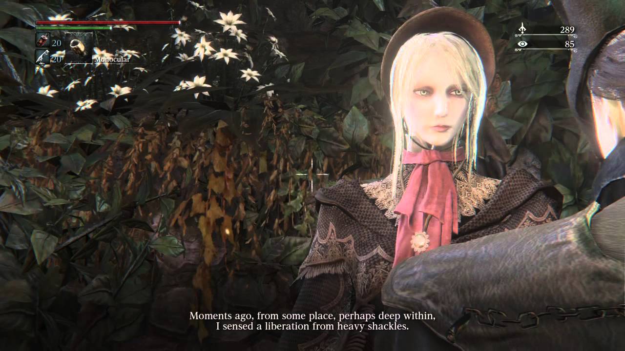 Bloodborne™ Plain Doll dialogue after defeating Lady Maria