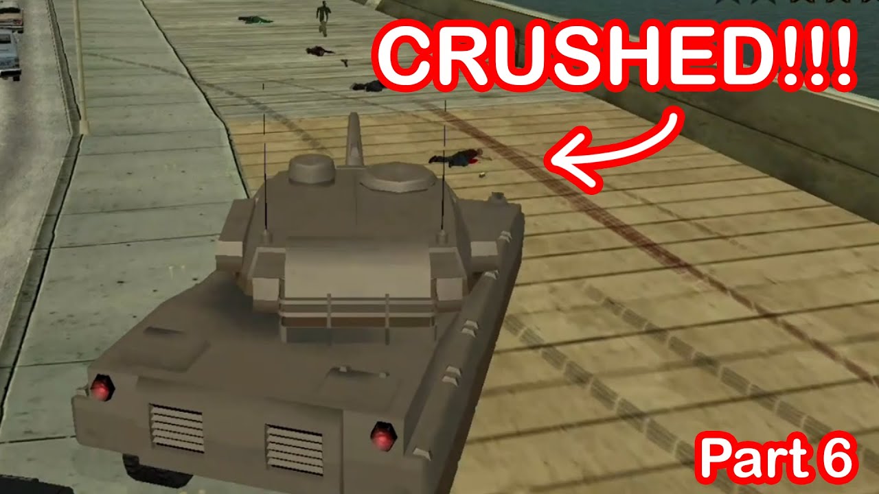 GTA SA Tank Run Over, Massacre, and Rampage Part 6 in Los Santos