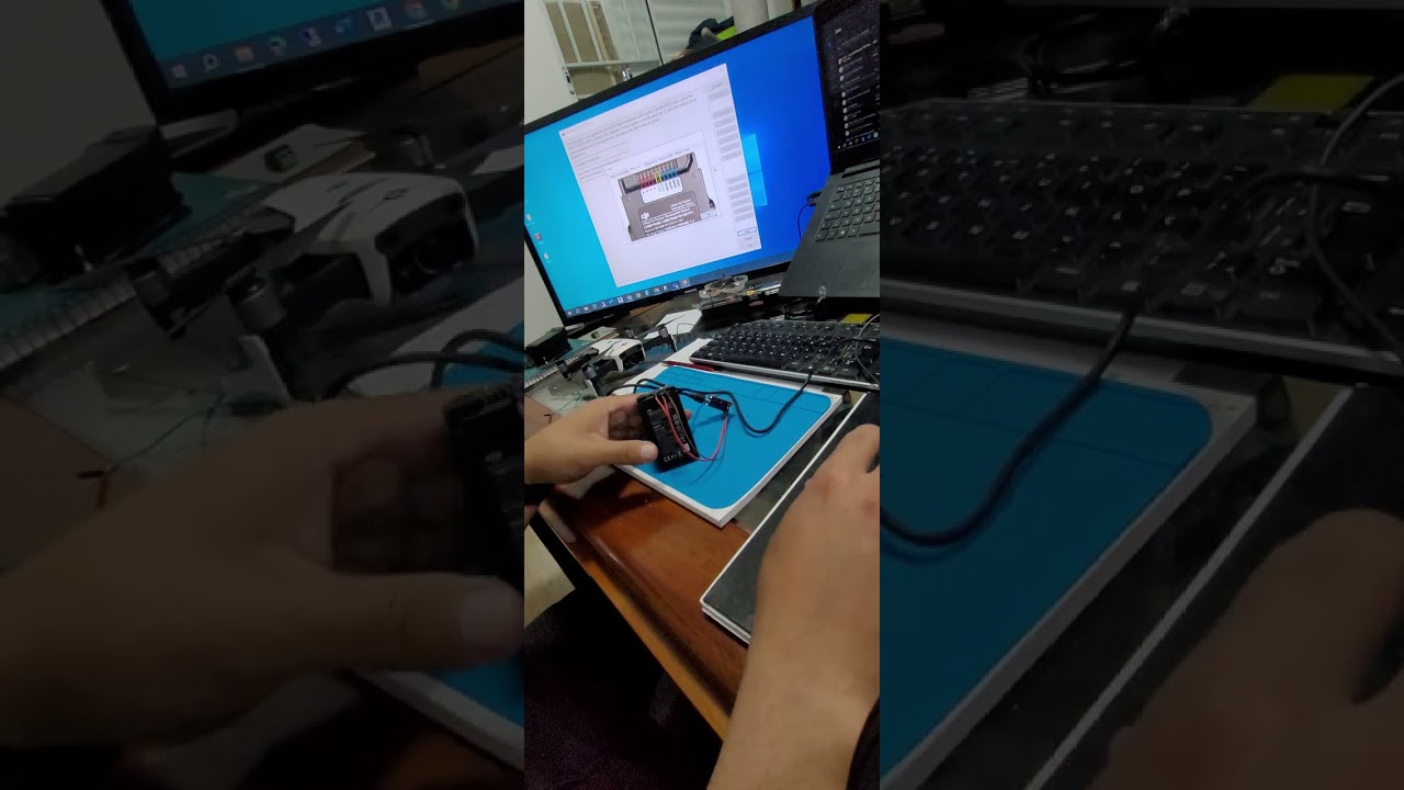 Vídeo ativação/ressuscitar da Bateria MAVIC AIR COM A PLACA CP2112