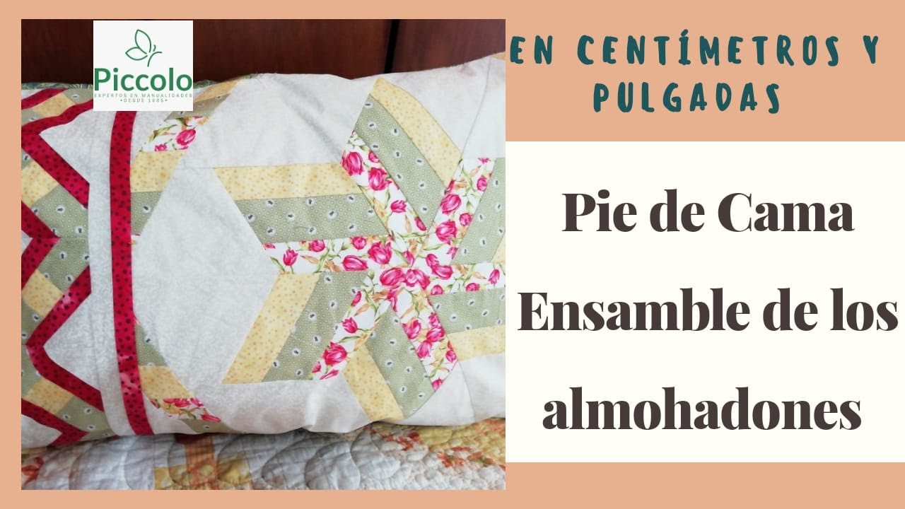 Ensamble del almohadón en Patchwork