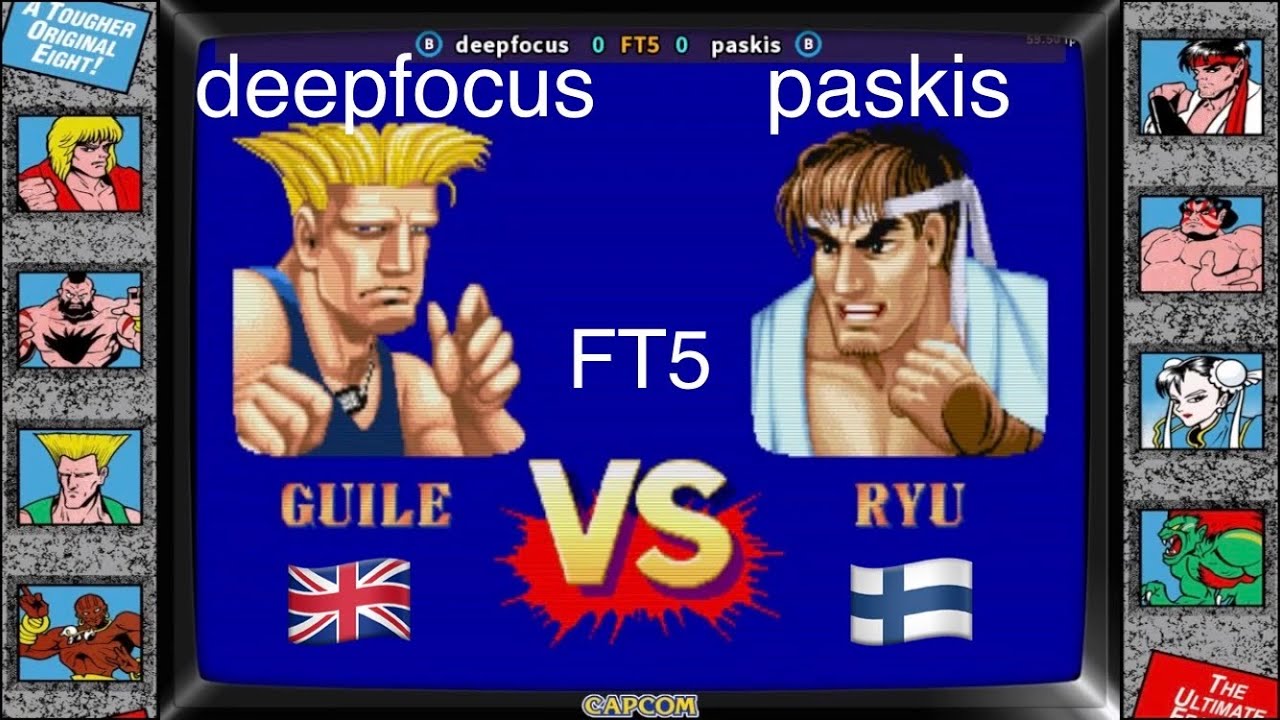 Fightcade - [SF2HF] deepfocus vs. paskis - 8/6/2023