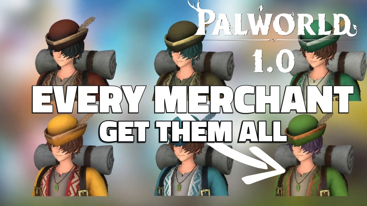 Palworld 1.0: How To Capture ALL Legendary Merchants