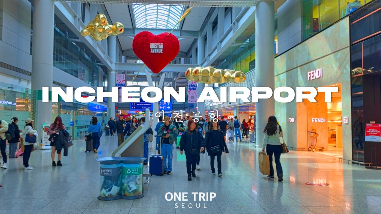 🛫🚶‍♂️ Walking Into New Journeys – 2025 Incheon Airport’s Springtime Vibes