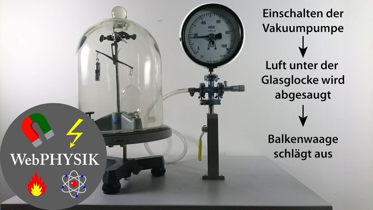 Auftrieb in Luft - Wiegen im Vakuum