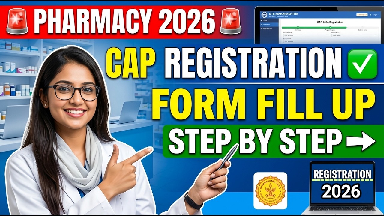 Pharmacy Cap Round Registration 2026 🚨 Pharmacy Cap Registration 2026 ✅ Pharmacy Registration 2026