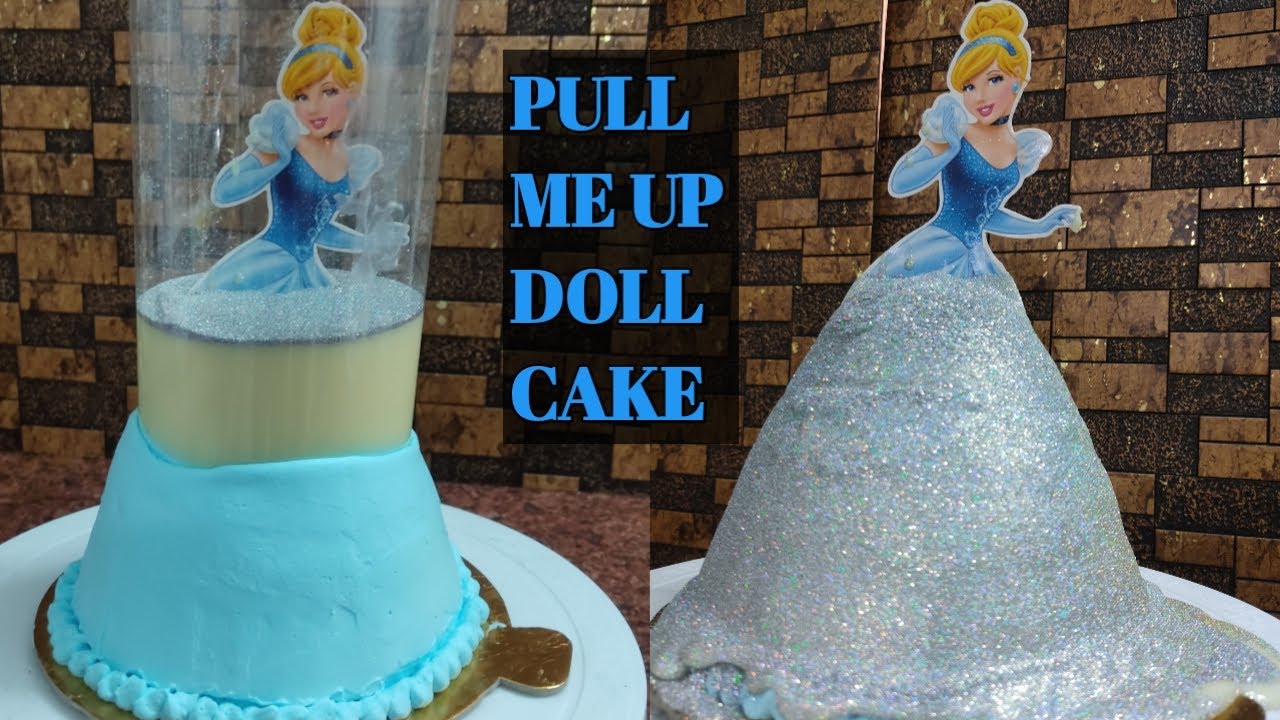 Pull Me Up Doll Cake | Doll Cake Recipe | Tsunami Cake| Trending Pull Me Up Cake | Bolo Tsunami Cake