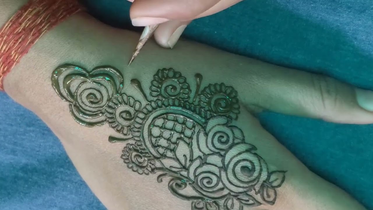 #Henna design for beginners 
