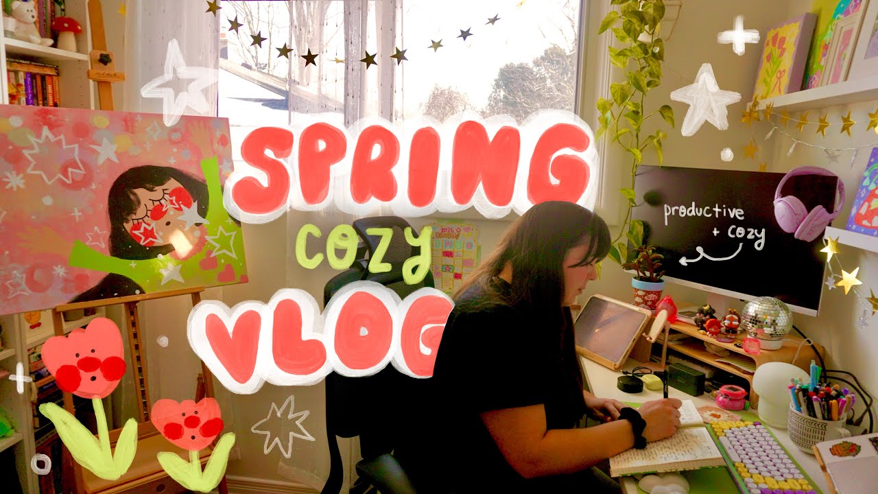 Весенний уютный домашний видеоблог 🌷⭐🎨 работаю над своим почтовым клубом, занимаюсь домашними про...