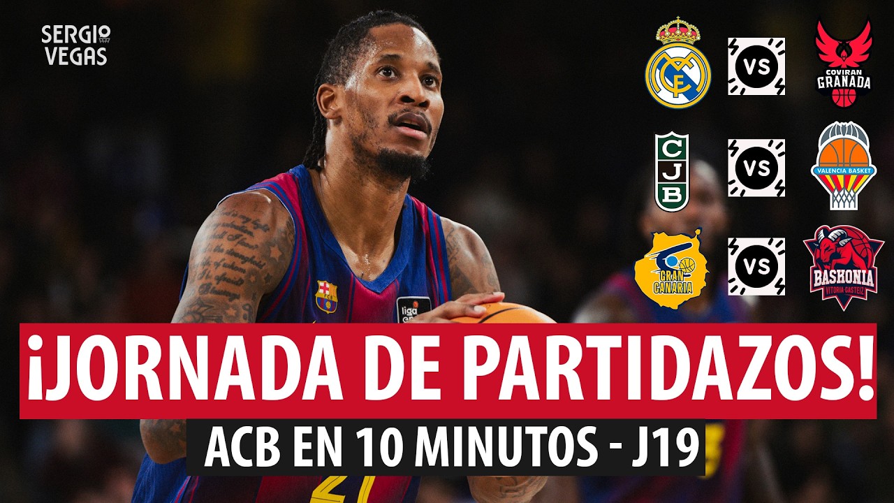 REAL MADRID y BAR&Ccedil;A SUMAN &iexcl;BASKONIA CABEZA de SERIE en COPA ACB! &iquest;LOCURA en la ZONA de DESCENSO?