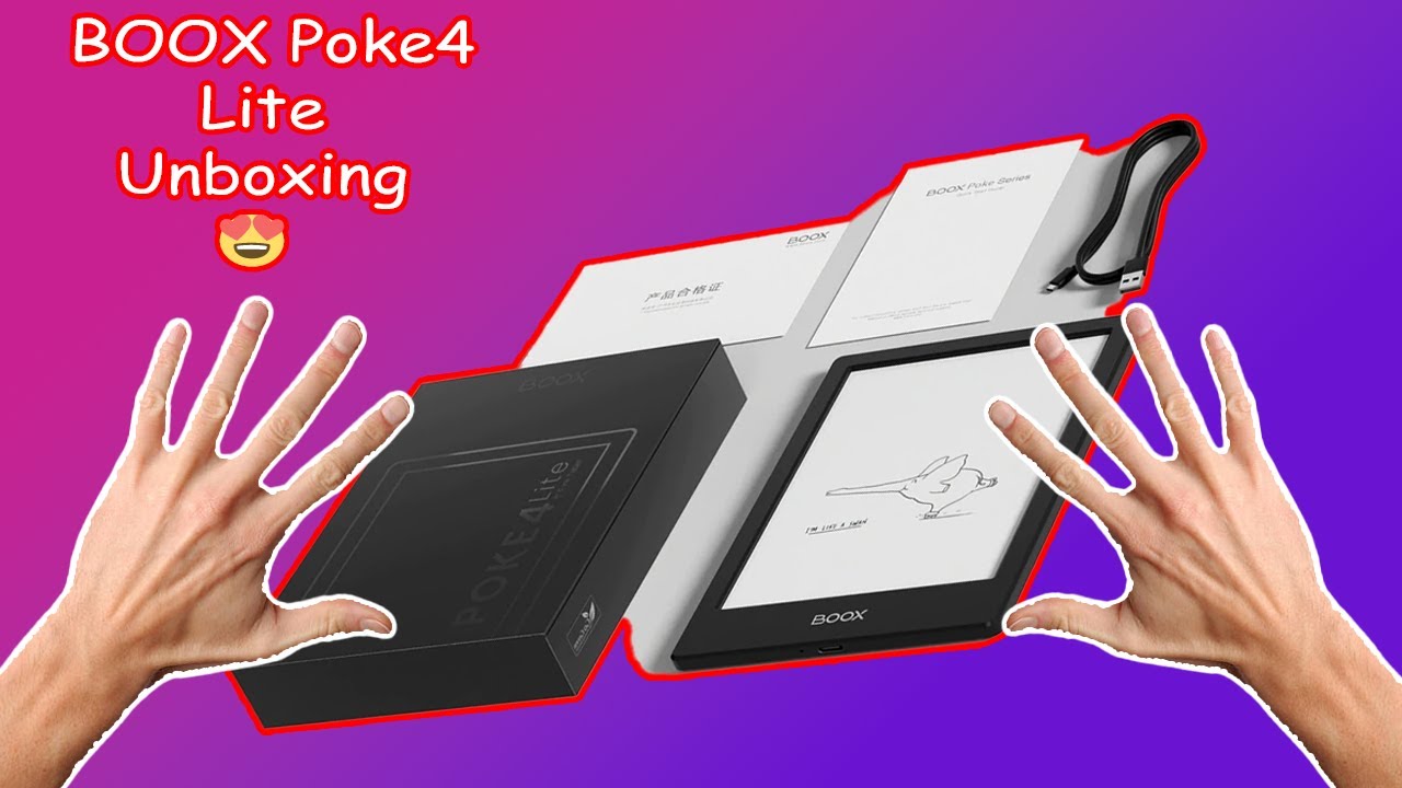 BOOX Poke4 Lite Unboxing | Poke boox unboxing and review | Relaxing Unboxing and Review😍😍