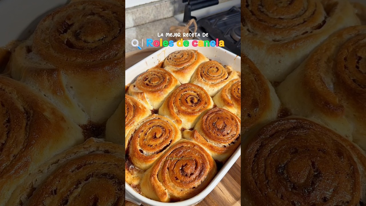 Roles de Canela 🧈👩🏻&zwj;🍳 #receta #recetas #recetasfaciles