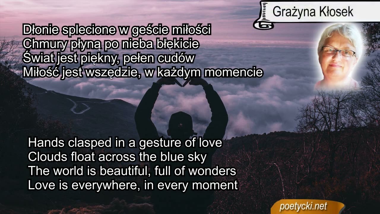 Sung poetry from Poland. Polish poets write short texts for thematic photos