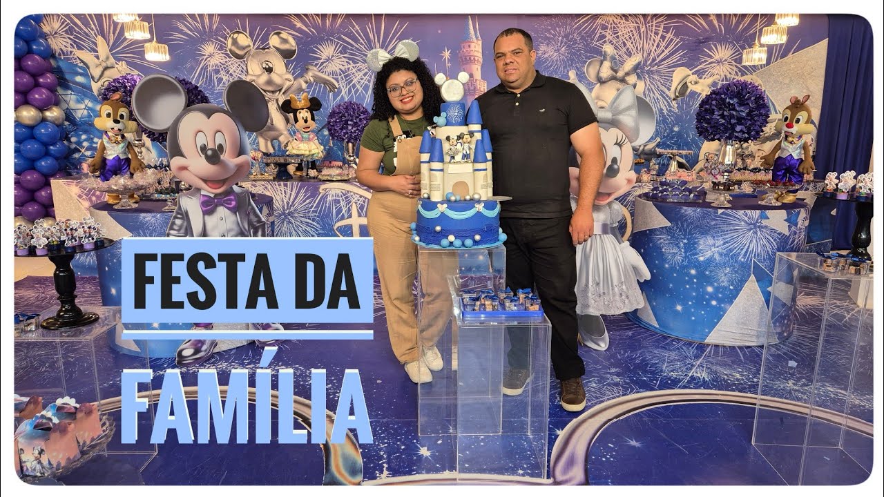 Festa da Fam&iacute;lia | Tema Disney 100 anos - Nyna Brites 