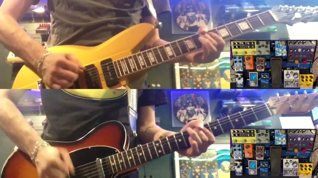 CORNFLAKE + CUBENSIS LENSES - Psychedelic Porn Crumpets [GUITAR PLAYTHROUGH + PEDAL CAM]