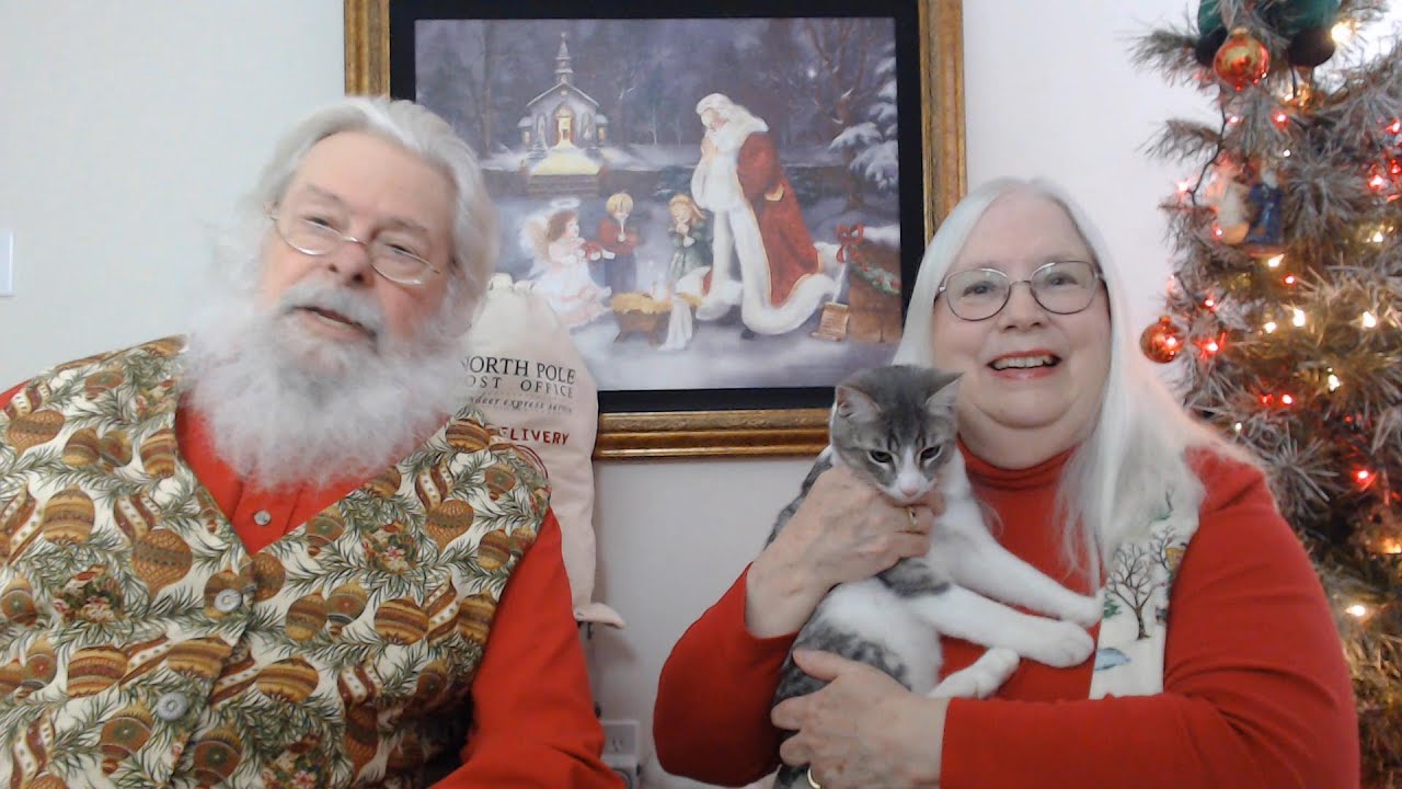 “Santa’s workshop got a whole lot furrier—meet Rascal, our holiday chaos coordinator!”