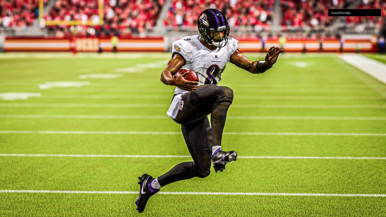 AWESOME Lamar Jackson Gameplay in Madden 22!!
