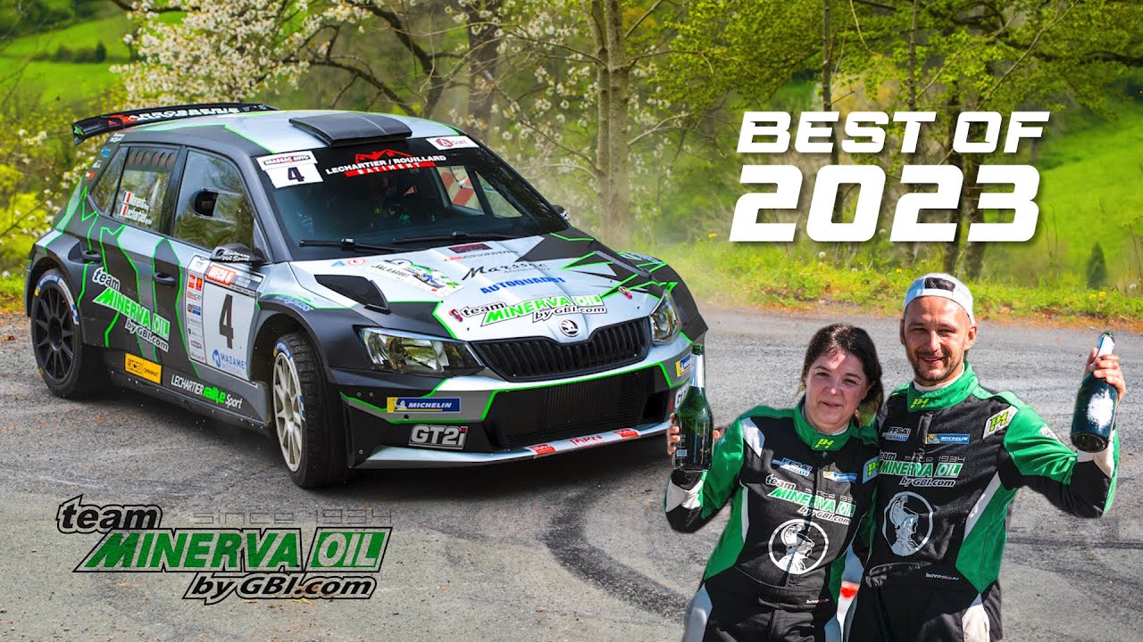 Best Of Rallyes 2023 | Ayrton Lechartier | Skoda Fabia Rally2 | Team Minerva Oil by GBI.com