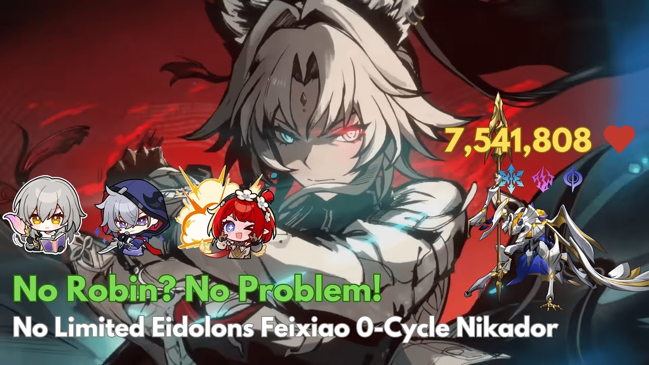 What Is This Character? | Robinless Feixiao 0-Cycle 7.5M HP Nikador | No Limited Eidolons