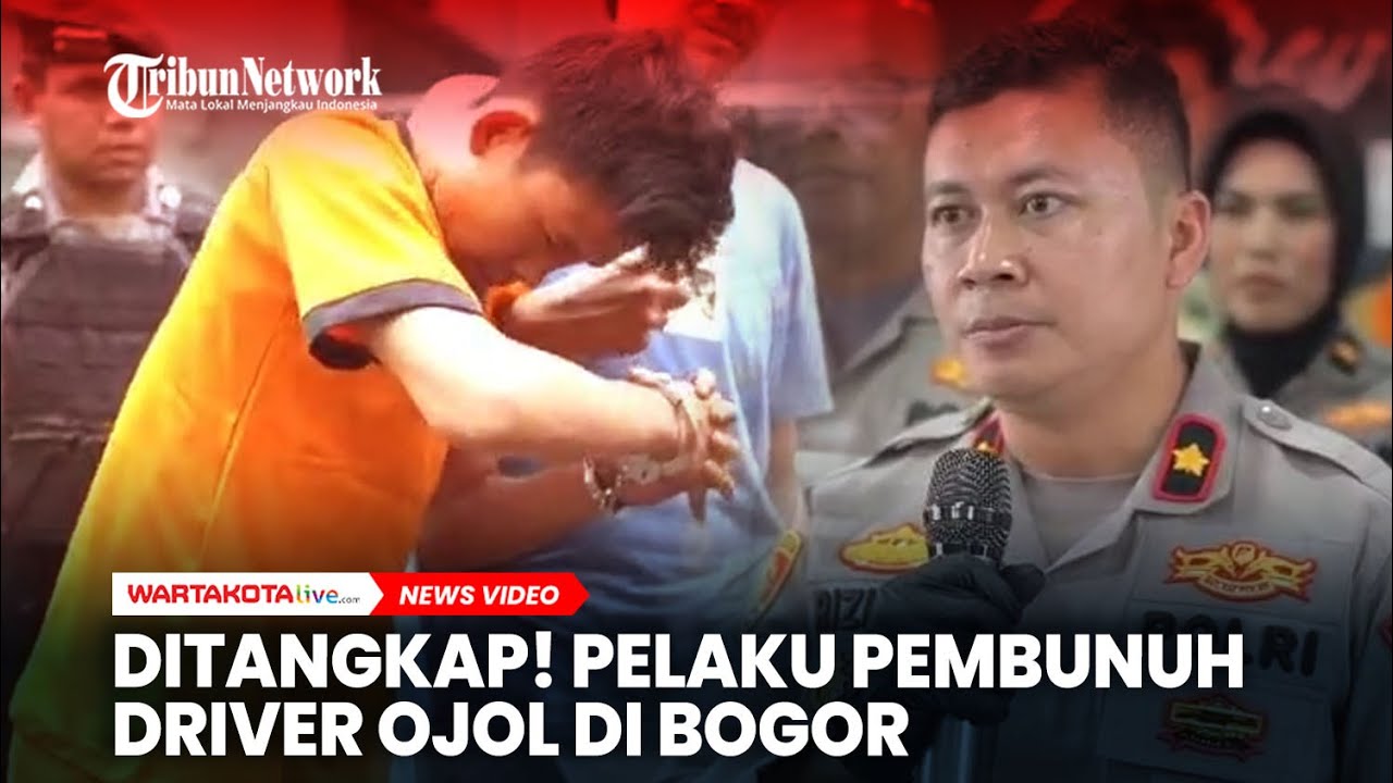 Ditangkap! Pembunuh Driver Ojol di Leuwiliang Bogor, Ini Kronologi dan Motifnya