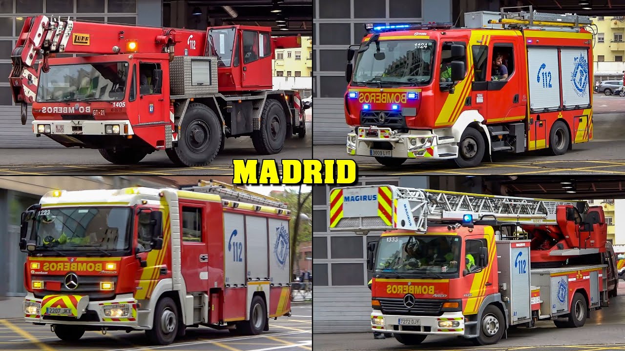 [NONSTOP ACTION] – Madrid Fire Station 2: *SPECIAL RESCUE* | 7 Calls in just 3 Hours! 🚨🔥