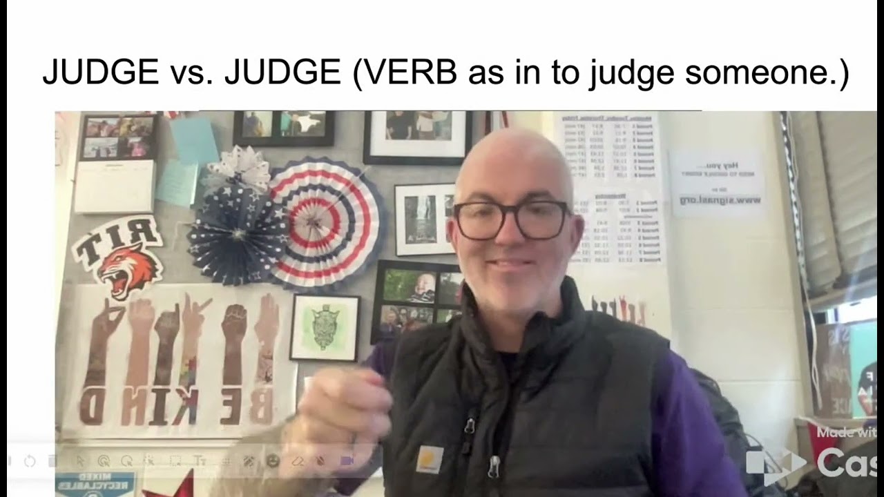 Legal Terms - American Sign Language