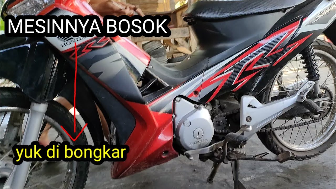 Belah mesin Supra x 125 masalah kompleks