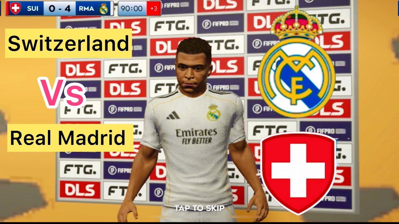 DLS26 | International Cup, Switzerland 🇨🇭 vs Real Madrid 