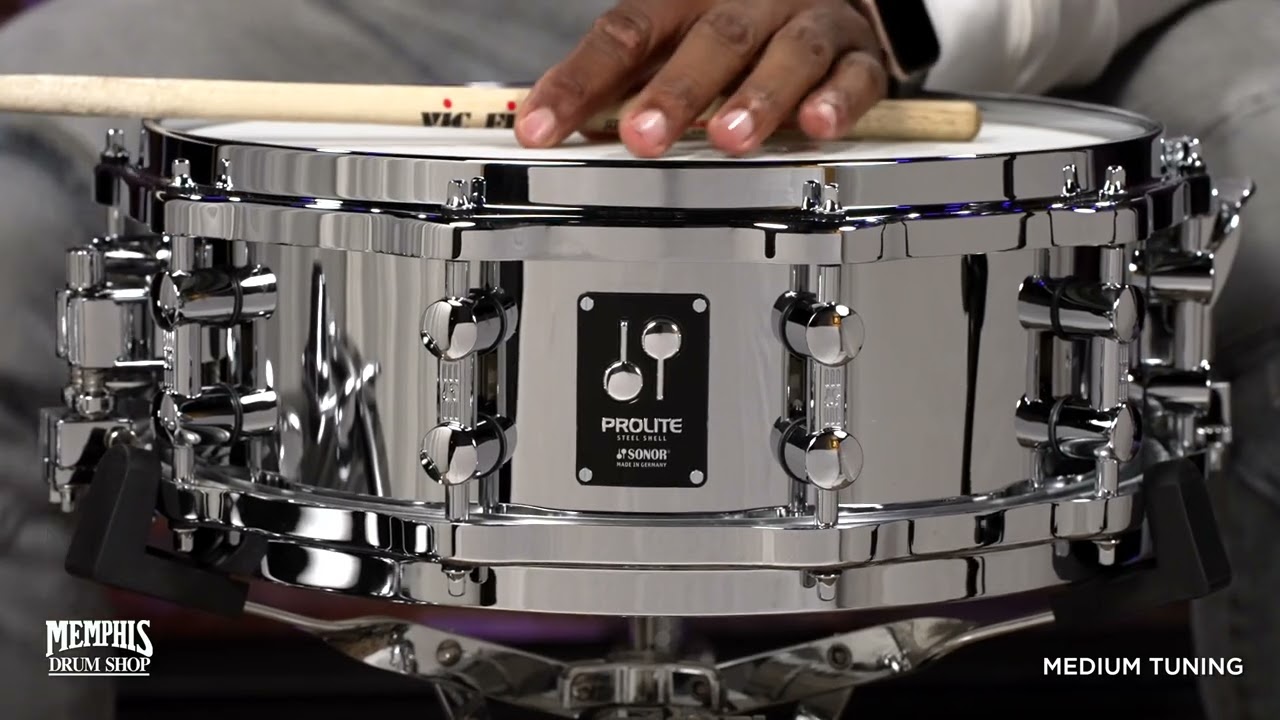 Sonor 14x5 ProLite Steel Snare Drum with Die Cast Hoops (PL12-1405-SDSD)
