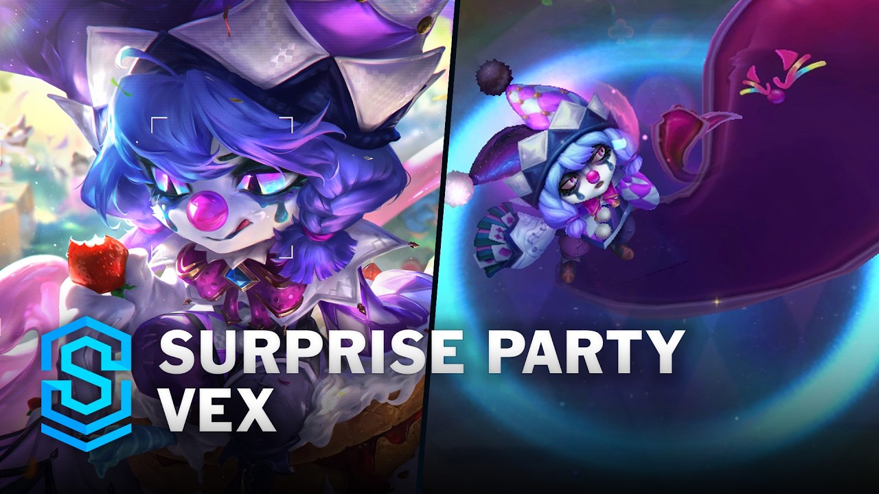 Surprise Party Vex Skin Spotlight - Pre-Release - PBE Preview - League of Legends