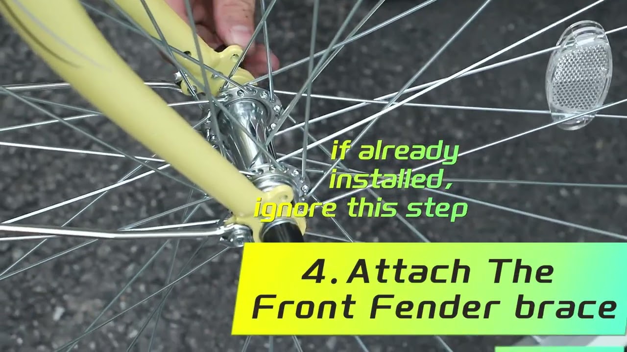 Installation of women's bike