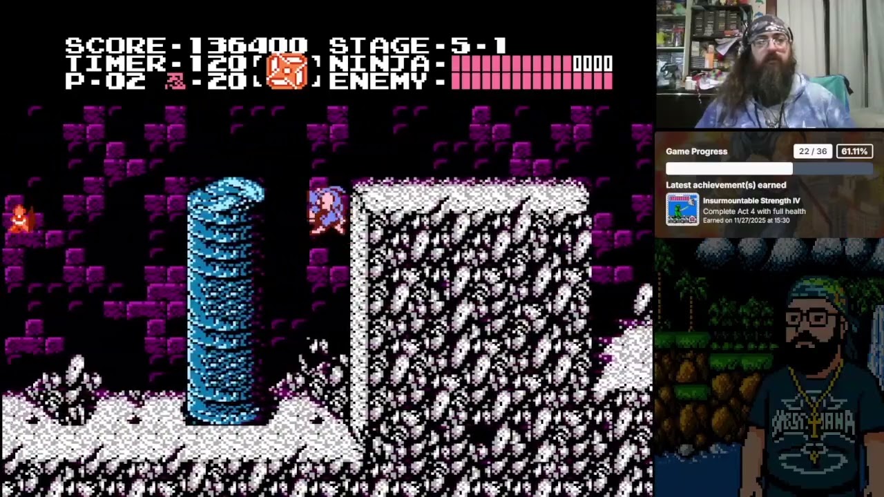 Ninja Gaiden (NES) No Death Attempts Day 7