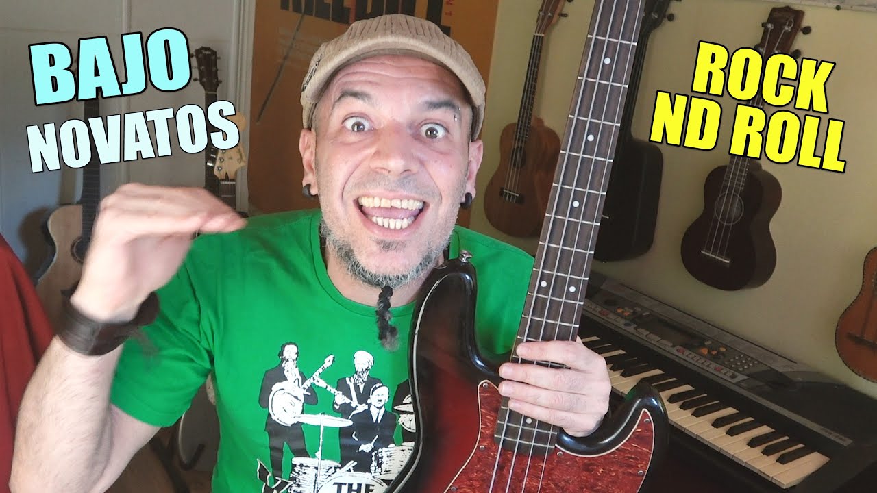 Como tocar ROCK AND ROLL en BAJO | Tutorial FACIL
