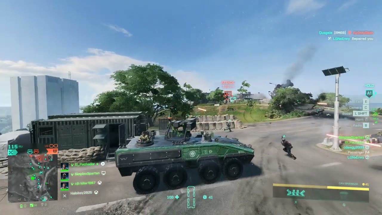 Battlefield 2042 | Party Bus EXPRESS™ - Active Protection 25mm ADPS + Minigun CAV-Brawler Gameplay